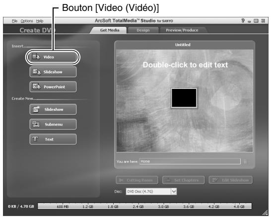 LOGICOM-SANYO XACTI VPC-CA9EX - Cliquez sur l'icône [Create video (Créer une vidéo)]. - 1