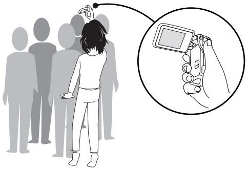 LOGICOM-SANYO XACTI VPC-CA9EX - Écran réglable pour tout angle de prise de vue - 1