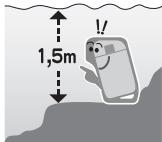 LOGICOM-SANYO XACTI VPC-CA9EX - Précautions concernant l'utilisation dans l'eau - 1