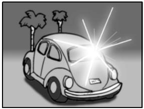 LOGICOM-SANYO XACTI VPC-CA9EX - Sujets avec peu de contraste, très lumineux au centre de l'image ou sujets ou endroits sombres - 1