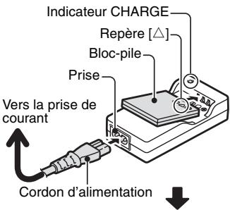LOGICOM-SANYO XACTI VPC-CA9EX - Branche la fiche du cordon d'alimentation sur une prise de courant (100 V à 240 V CA). - 1