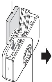 LOGICOM-SANYO XACTI VPC-E6EX - Installee le bloc-pile. - 2