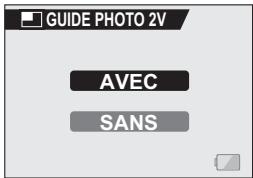LOGICOM-SANYO XACTI VPC-E6EX - Sélectionnez l'icone du guide de prise de photos interactif et appuyez sur le bouton de réglage SET. - 1