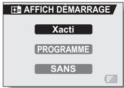 LOGICOM-SANYO XACTI VPC-E6EX - Sélectionnez l'icone de l'écran d'ouverture [18] et appuyez sur le bouton de réglage SET. - 1