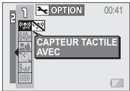 LOGICOM-SANYO XACTI VPC-E6EX - RÉGLAGE DU CAPTEUR TACTILE (MISE AU POINT TACTILE) - 1