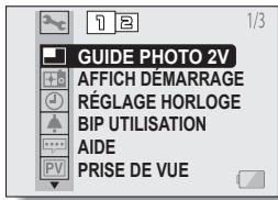 LOGICOM-SANYO XACTI VPC-E6EX - Affichez l'écran Option (page 114). - 1