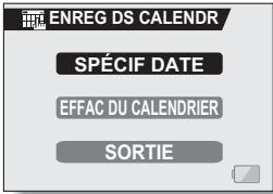 LOGICOM-SANYO XACTI VPC-E6EX - Affichage de l'écran d'entrée dans le calendrier - 1
