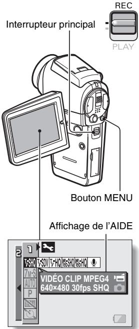 LOGICOM-SANYO XACTI VPC-HD2EX - AFFICHAGE DES ÉCRANS DE RÉGLAGE DE PRISE DE PHOTOS/RÉALISATION DE VIDEO CLIP - 2