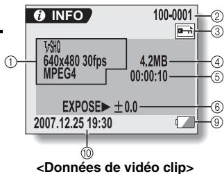 LOGICOM-SANYO XACTI VPC-HD2EX - Appuyez sur le bouton MENU pendant au moins 1 seconde. - 1