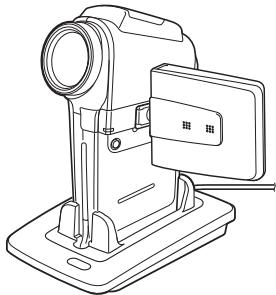LOGICOM-SANYO XACTI VPC-HD2EX - Utilisation de la station d'accueil - 1