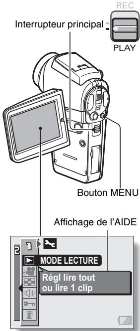 LOGICOM-SANYO XACTI VPC-HD2EX - À propos de l'affichage de l'AIDE - 1