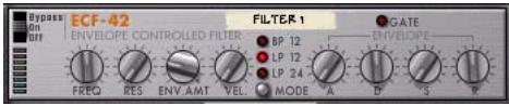 PROPELLERHEAD REASON 2.5 - ECF-42 Filtre à enveloppe - 1