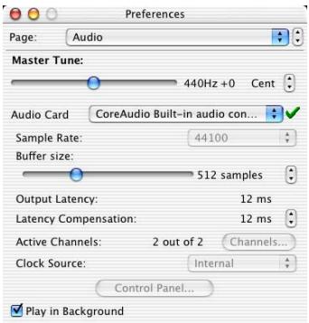PROPELLERHEAD REASON 2.5 - Audio Card Driver - Mac OS X - 1