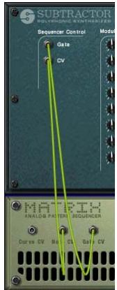 PROPELLERHEAD REASON 2.5 - Sélectionnez Subtractor, puis créez un module Matrix. - 1