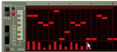 PROPELLERHEAD REASON 2.5 - Cliquez ensuite dans la moitié inférieure de la fenêtre des Patterns. - 1