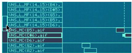 PROPELLERHEAD REASON 2.5 - Déplacement d'un groupe dans la liste - 1