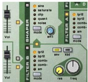 PROPELLERHEAD REASON 2.5 - Un ou deux oscillateurs affecté(s) à un seul contrôle - 2