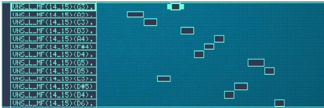 PROPELLERHEAD REASON 2.5 - Classement des zones selon leur tessiture - 1