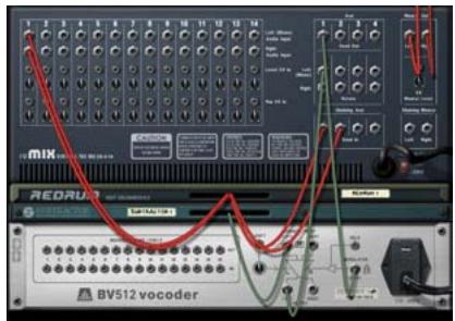 PROPELLERHEAD REASON 2.5 - Pendant que vous y étés, affectez la sortie du vocodeur au return Aux 1. - 1