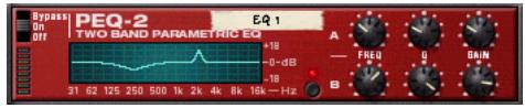 PROPELLERHEAD REASON 2.5 - PEQ-2 Égaliseur paramétrique 2 bandes - 1