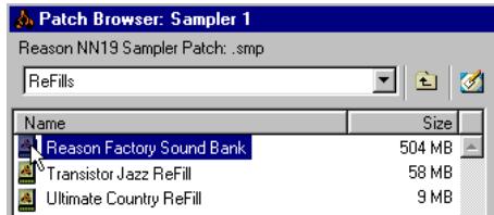 PROPELLERHEAD REASON PRISE - Touches de recherche des ReFills (Find All ReFills) - 2