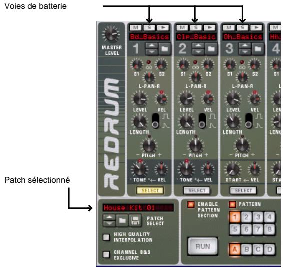 PROPELLERHEAD REASON PRISE - Sélectionnez un Patch Redrum de la même façon que vous aviez sélectionné un Patch Subtractor. - 1