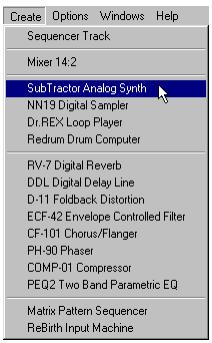PROPELLERHEAD REASON PRISE - Creation de modules - 1
