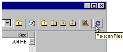 PROPELLERHEAD REASON PRISE - Touché d'actualisation de la liste des fichiers (Re-scan) - 1