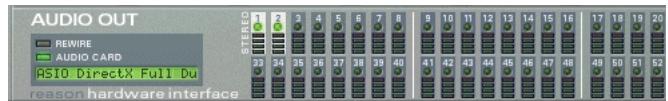 PROPELLERHEAD REASON PRISE - Communication de Reason avec le périphérique audio - 2