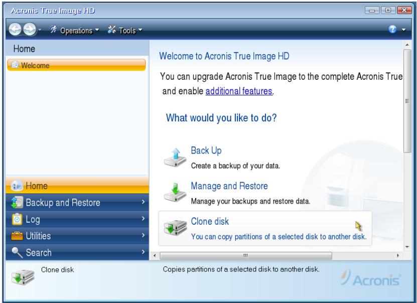 KINGSTON SH100S3B - Installation et utilisation d'Acronis® True Image HD - 2