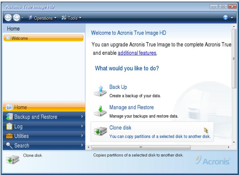 KINGSTON SH100S3B - Installatie en gebruik van Acronis® True Image HD - 2