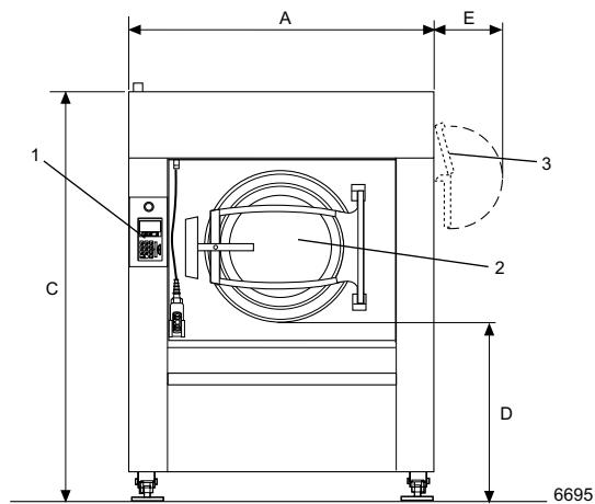 ELECTROLUX LAUNDRY SYSTEMS W41100H - Principales options - 1