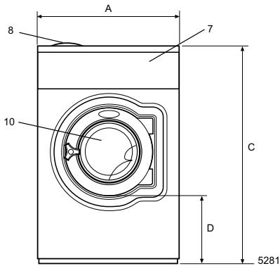 ELECTROLUX LAUNDRY SYSTEMS W4130S - Principales options - 1