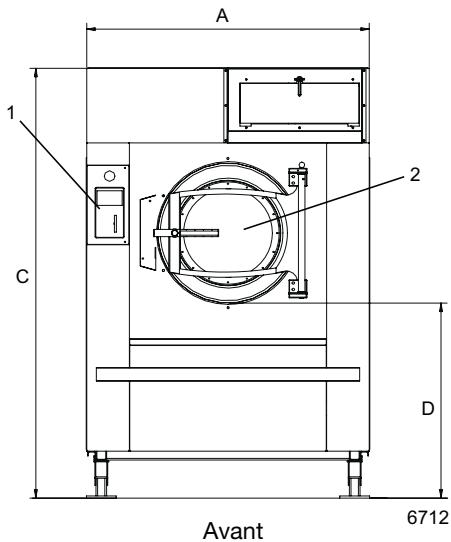 ELECTROLUX LAUNDRY SYSTEMS W4400H - Principales options - 4