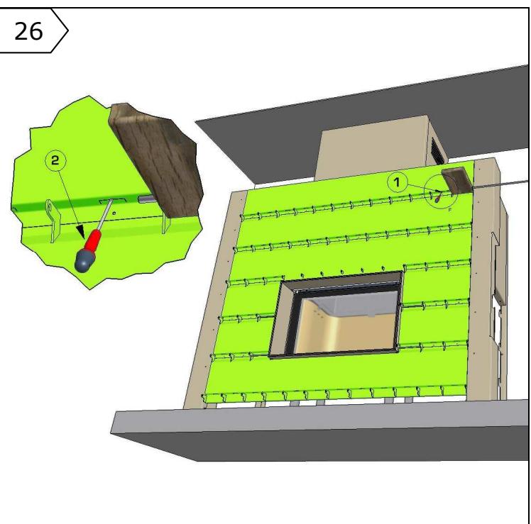 FONDIS MODULO - MISE EN PLACE DES TABLETTEs (ETAPE 25 A 28) - 2