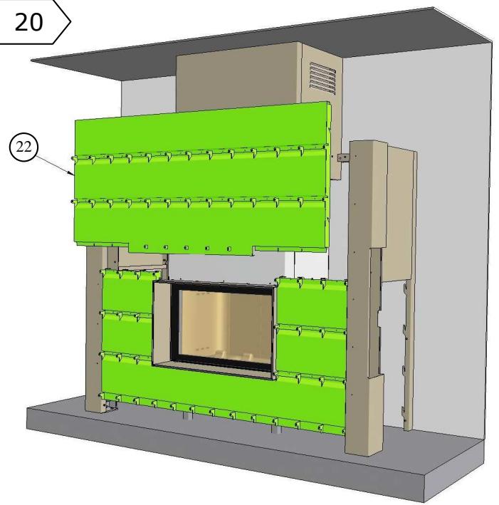 FONDIS MODULO - MONTAGE DE LA FAÇADE BASSE, HAUTE ET DU FOURREAU (ETAPE 17 A 24) - 4