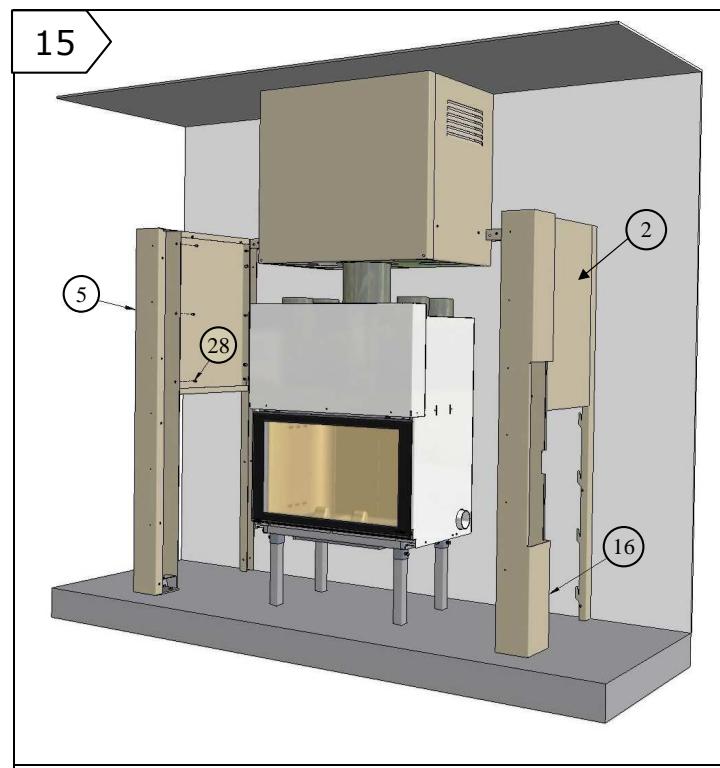 FONDIS MODULO - MONTAGE DE LA STRUCTURE LATERALE (ETAPE 12 A 16) - 1