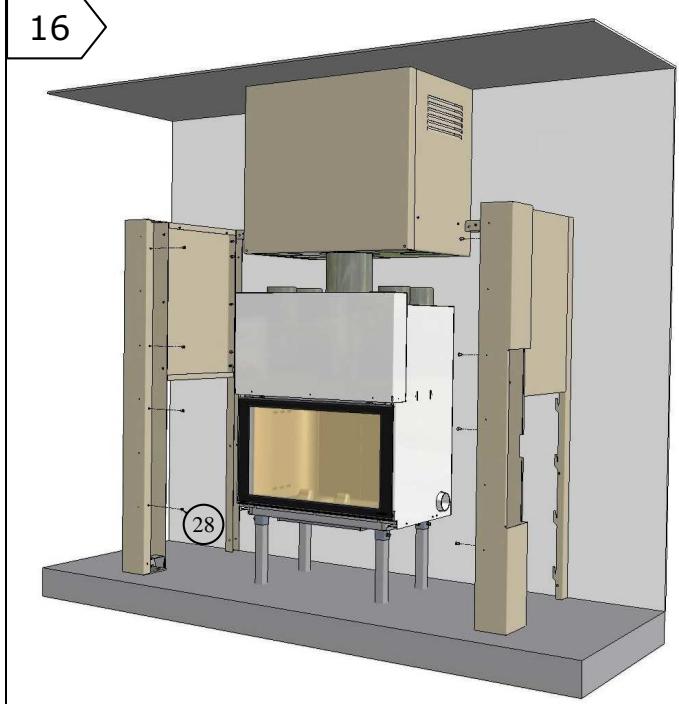 FONDIS MODULO - MONTAGE DE LA STRUCTURE LATERALE (ETAPE 12 A 16) - 3