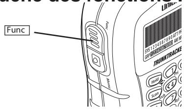 UNIDEN BC246T - Utiliser la touche des fonctions Func - 1