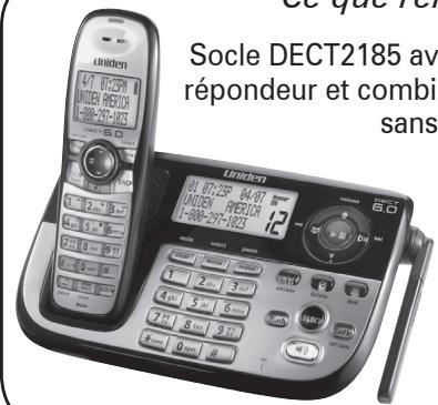 UNIDEN DECT2185 - Ce que l'emballage contient? - 1