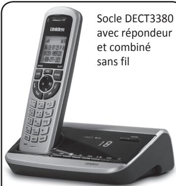 UNIDEN DECT3380 - Vous trouverez également : - 1