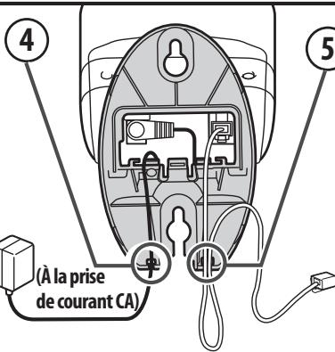 UNIDEN DXI8560 - 7) Installation murale du socle - 6