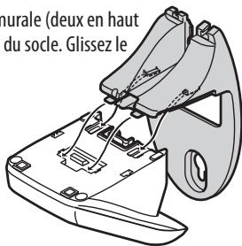 UNIDEN DXI8560 - 7) Installation murale du socle - 5