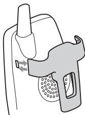 UNIDEN DXI8560 - Pour retirer l'attache-ceinture - 1