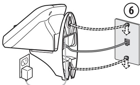 UNIDEN EXI8560 - 7) Installation murale du socle - 5