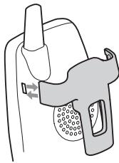 UNIDEN EXI8560 - 1-7. Fixer l'attache-ceinture - 1