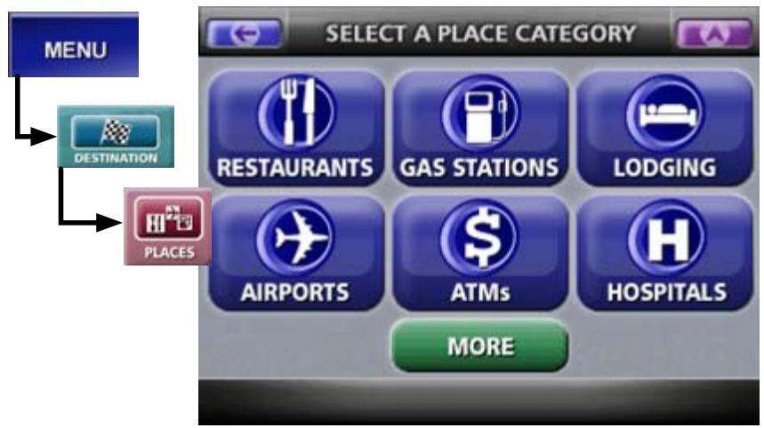 UNIDEN MAPTRAX GPS352 - Using Other Destinations for Routing - 5