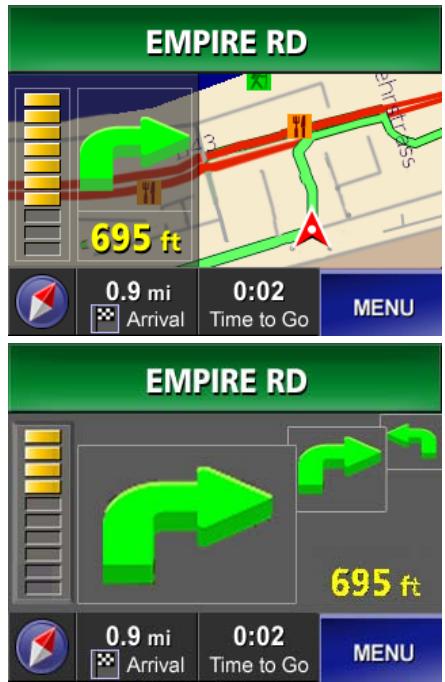 UNIDEN MAPTRAX GPS352 - Changing the Route Guidance Options - 1