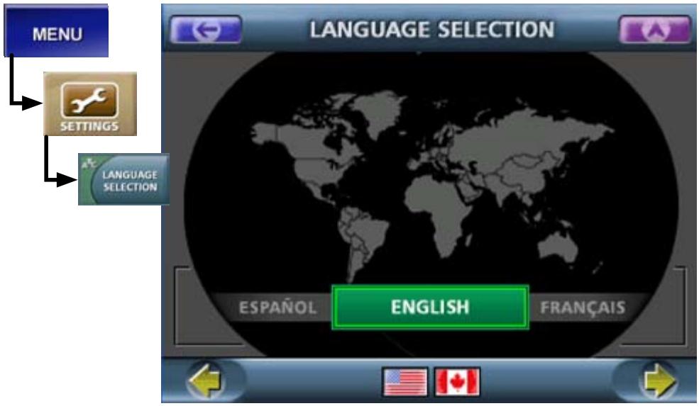 UNIDEN MAPTRAX GPS352 - Changing the Language - 1