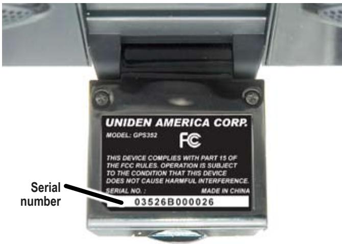 UNIDEN MAPTRAX GPS352 - Declarations of Conformity and Compliance - 1